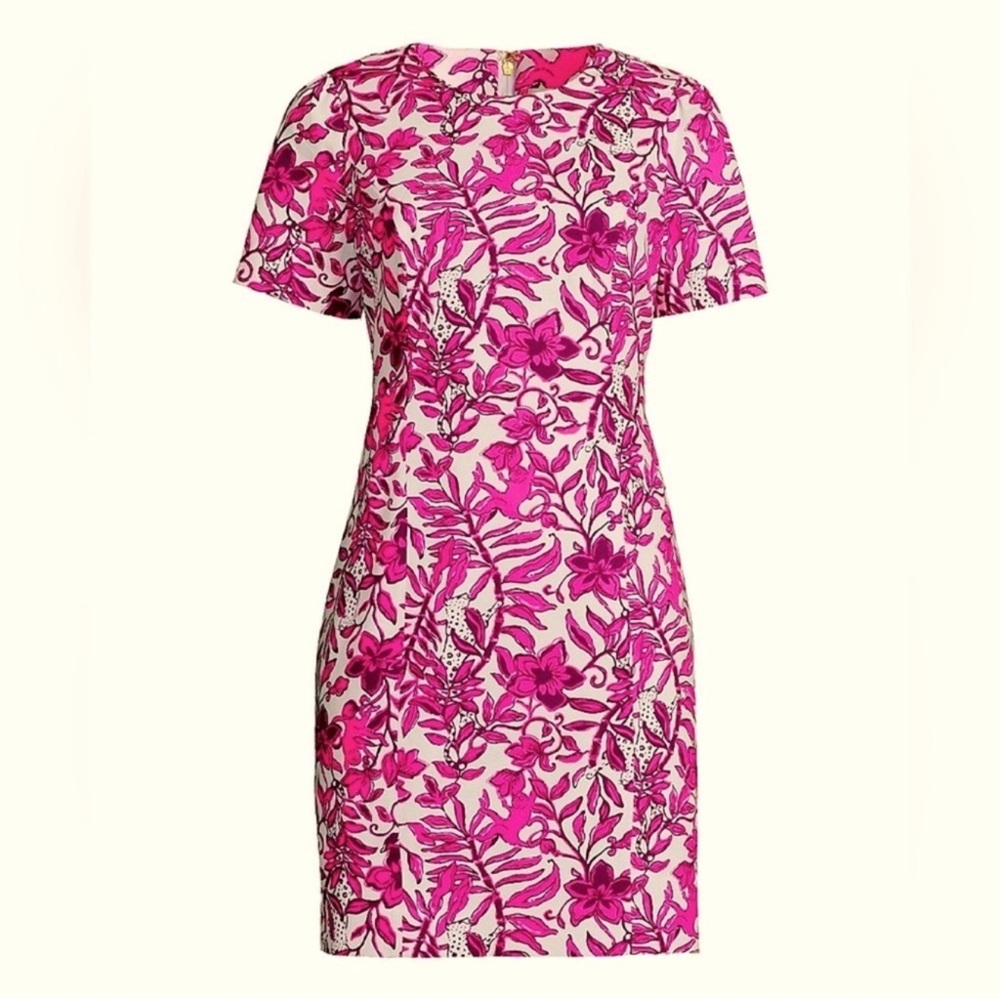 NWT LILLY PULITZER Mila Short Sleeve Shift Dress - Picture 7 of 7